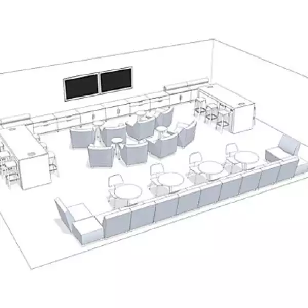 Oficinas renders Herman Miller