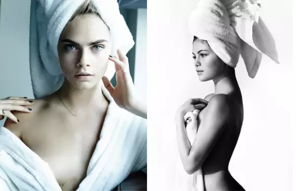 Selena Gomez y Cara Delevingne han sido otros famosos que han posado para la campaña.