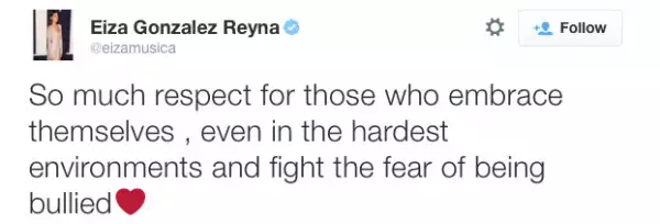La actriz mostró todo su apoyo hacia Bruce.