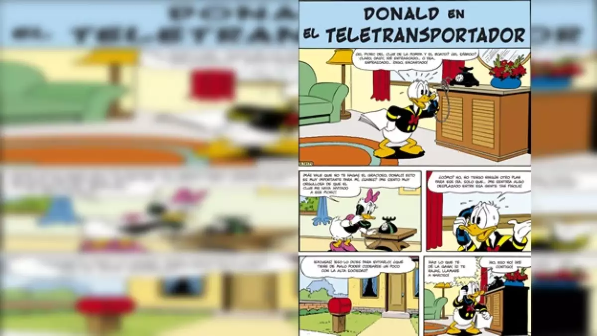 comic de el pato donald