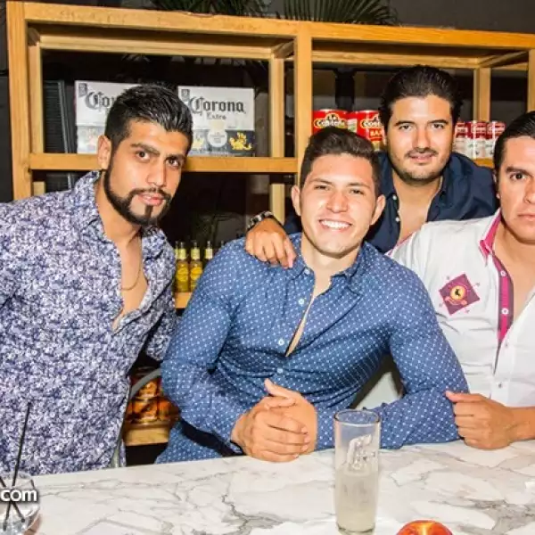 Iván Saucedo,Álan Barba,Martín Mar y David Badillo