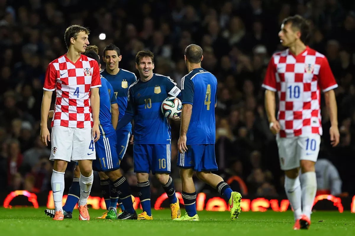 Argentina y Croacia futbol