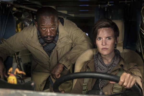 Maggie Grace como Althea y Lennie James como Morgan Jones