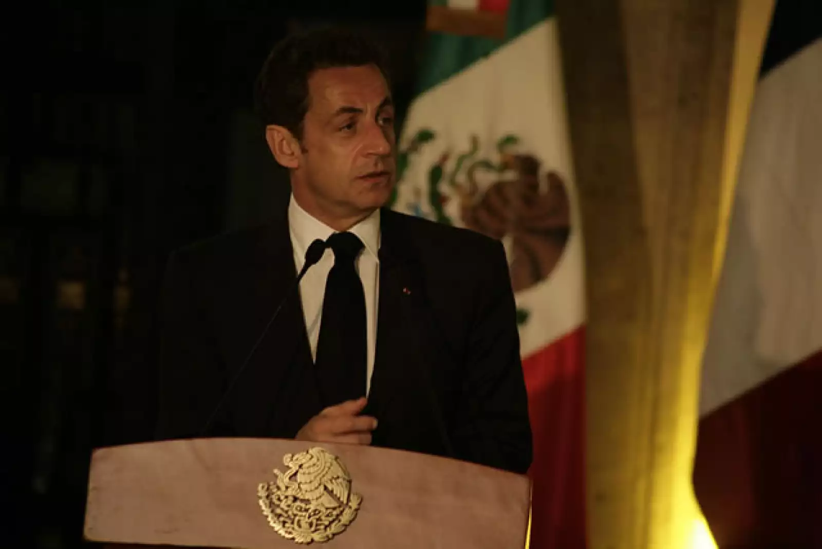 Cena Sarkozy en Palacio Nacional