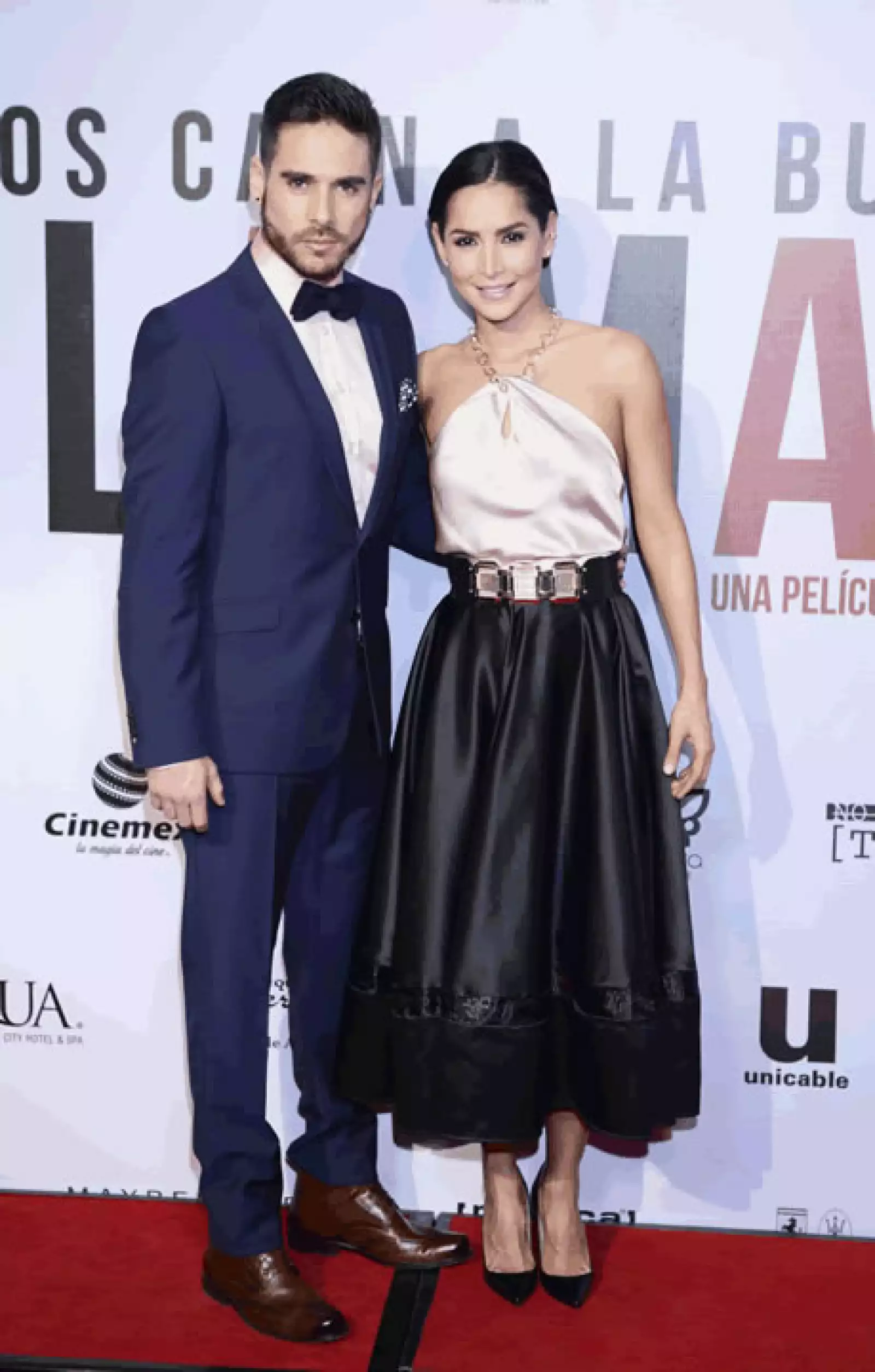 Sebastián Caisedo y Carmen Villalobos.