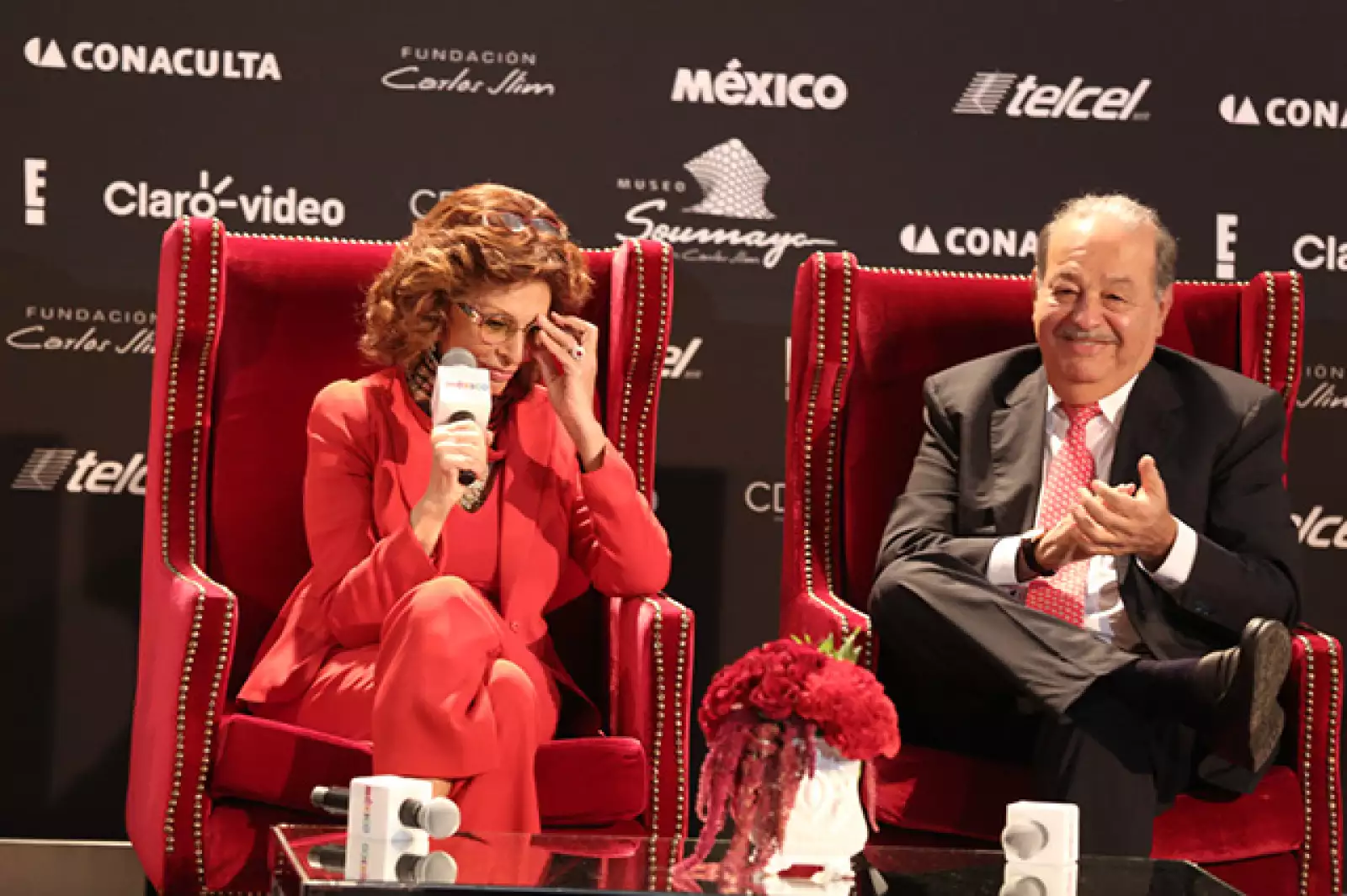 Sophia Loren,Carlos Slim