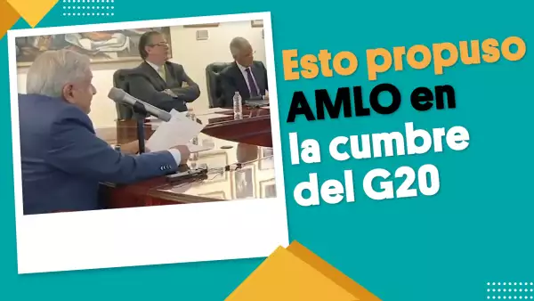 Esto propuso AMLO en el G20 para la cooperación internacional | #EnSegundos