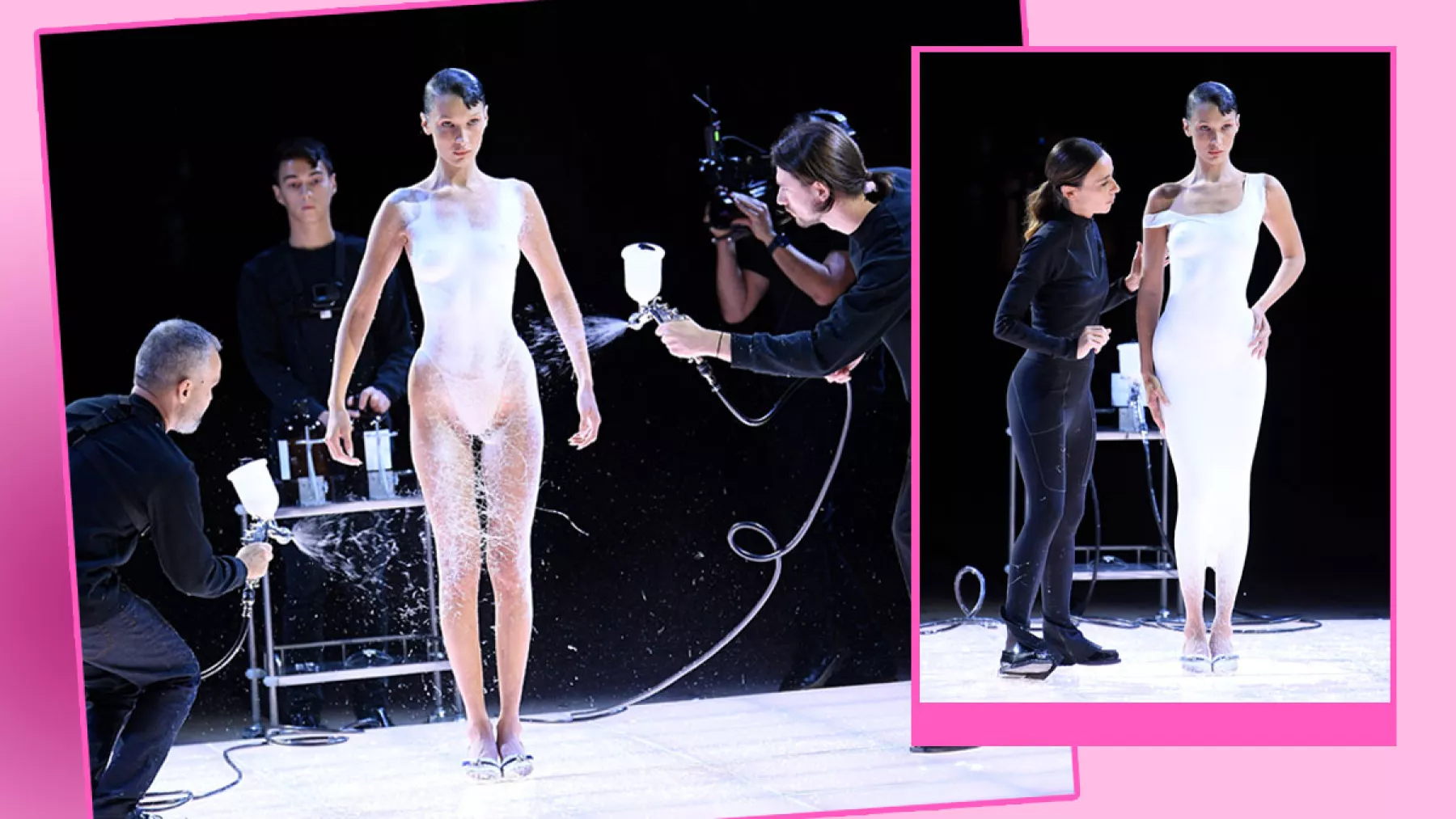 coperni vestido spray bella