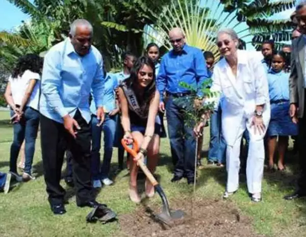 El cuidado del medio ambiente también estuvo presente en las prioridades de la reina de belleza mexicana.