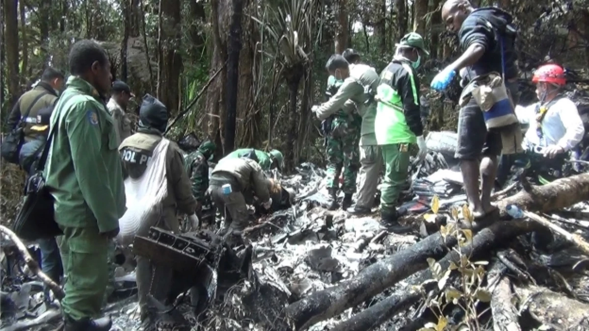 avion indonesia rescate