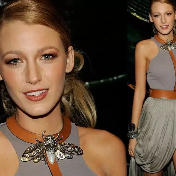La guapa fashionista Blake Lively.