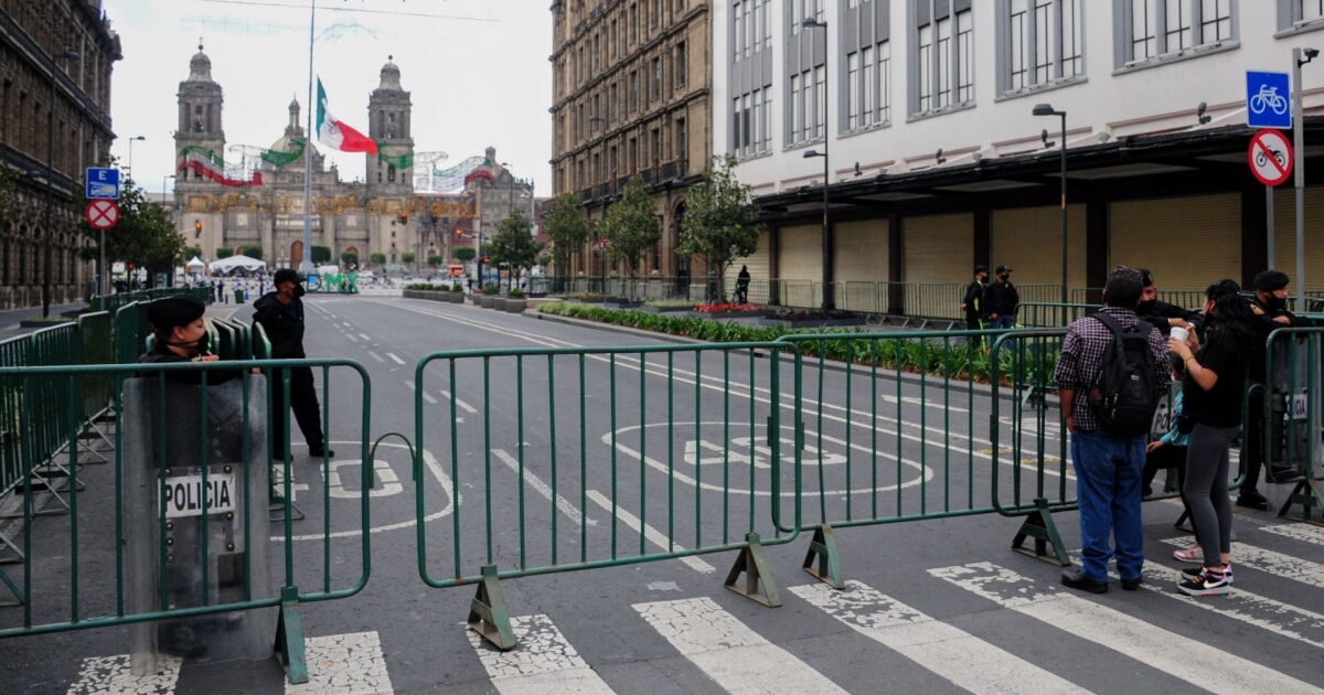 ¿Cuáles calles estarán cerradas el 15 y 16 de septiembre en el Zócalo 2023?