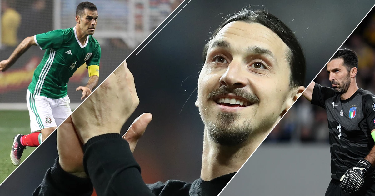 Rafael Márquez, Zlatan Ibrahimovic, Gianluigi Buffon