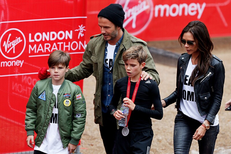 Aunque es el más joven de los hombres Beckham, Cruz ya cumplió 11 años.