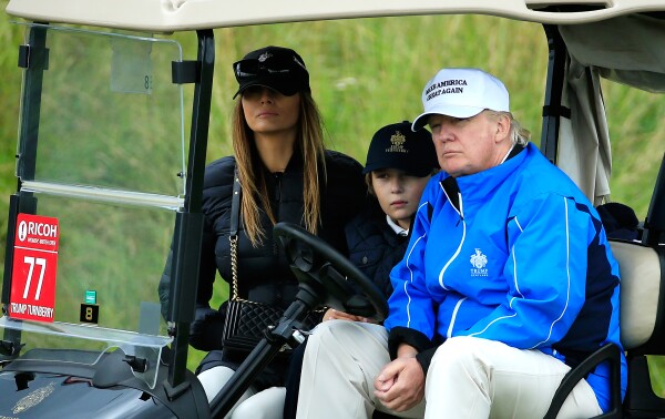 Donald Trump y su familia