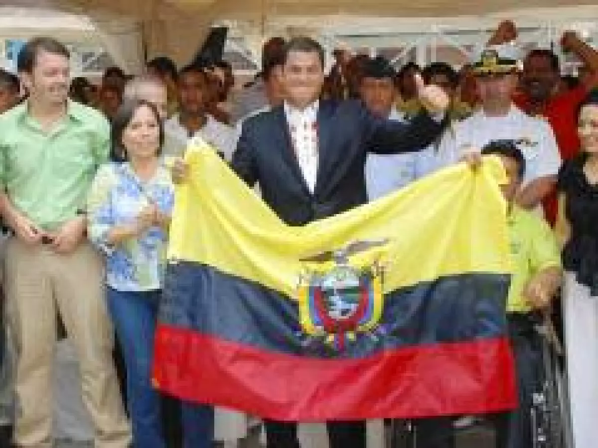 El presidente ecuatoriano dijo que ganar en primera vuelta es algo extraordinario. (Foto: Reuters)