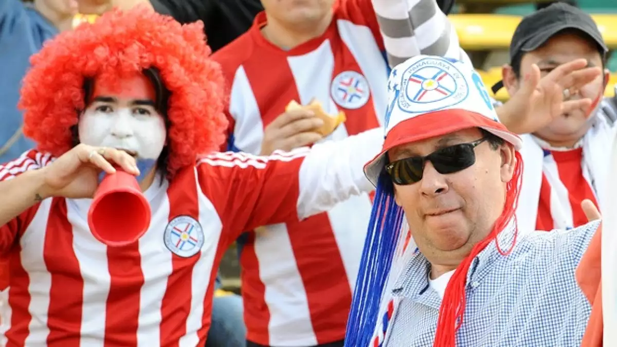 aficionados de paraguay en la copa america