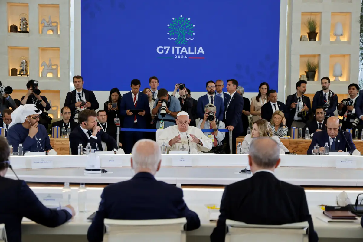 ¿De qué habló el Papa Francisco en su reunión con el G7?