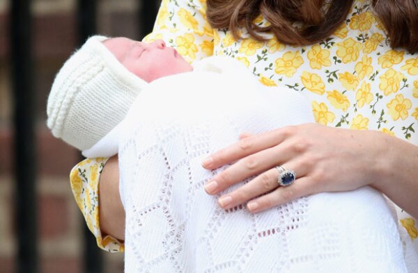 Esta es la primer fotografía de la hija de los Duques de Cambridge.