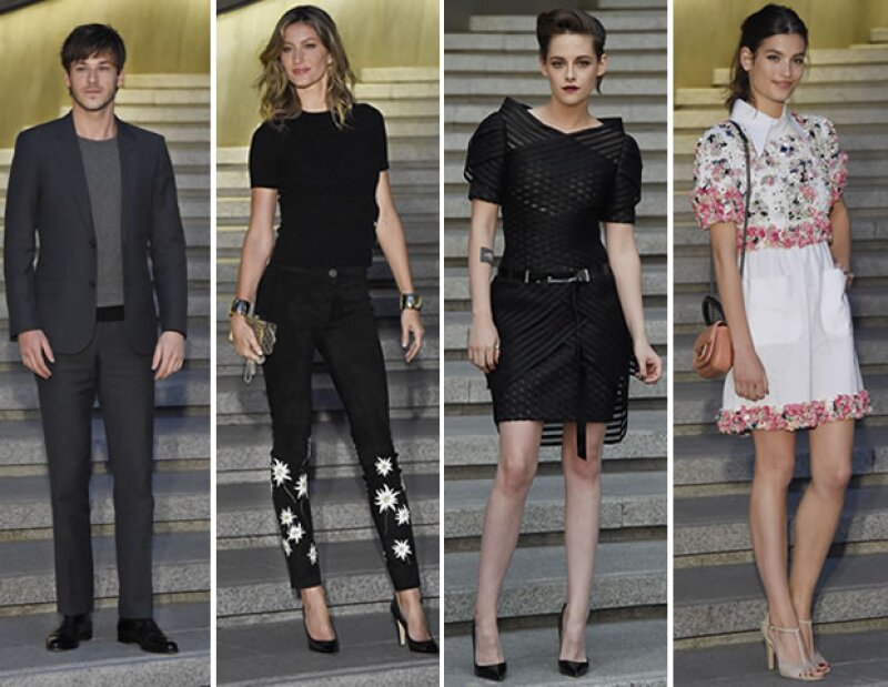 Algunos de los invitados VIP del desfile fueron: Gaspard Ulliel, Gisele Bündchen, Kristen Stewart, y Alma Jodorowsky.