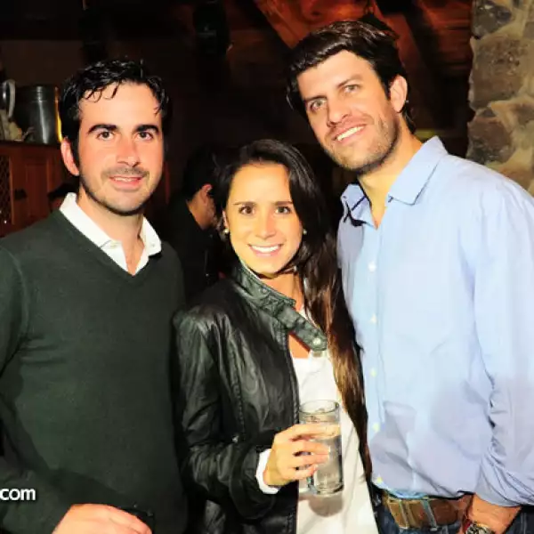 Álvaro Lebrija, Karen Rizo y Jaime Kalb