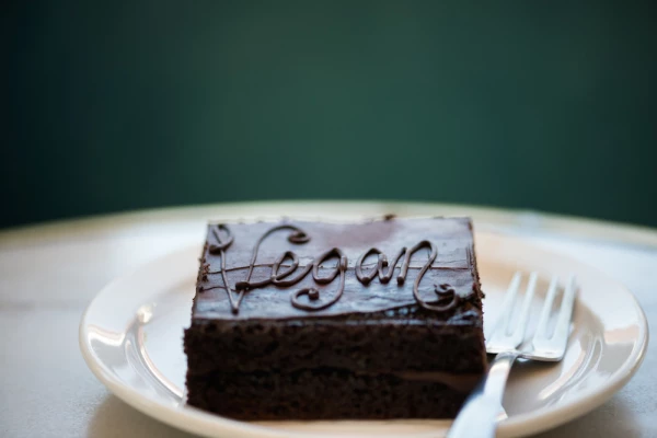 Brownie vegano