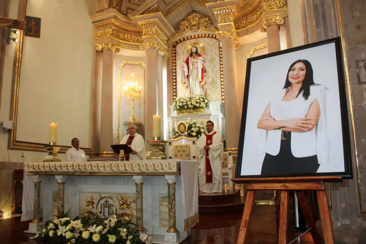Funeral de Gisela Gaytan en Celaya