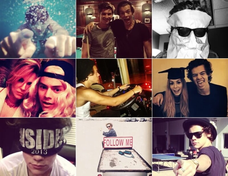 De selfies muy creativas a fotos con sus seres queridos, esto y más es lo que podemos encontrar en la red social del cantante.