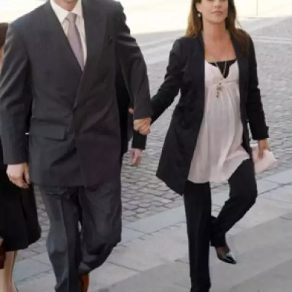 La Princesa Marie y el Principe Joachim asistieron al concierto Christiansborg Slotskirke en Copenhague, Dinamarca.