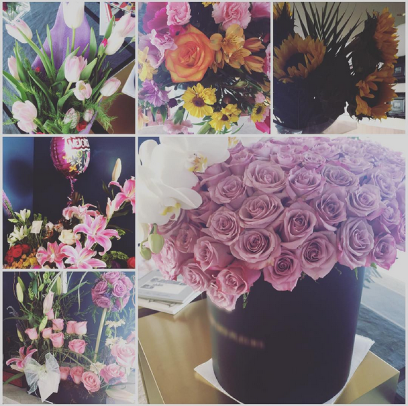 Se ha llenado de flores y buenos deseos durante su operación.