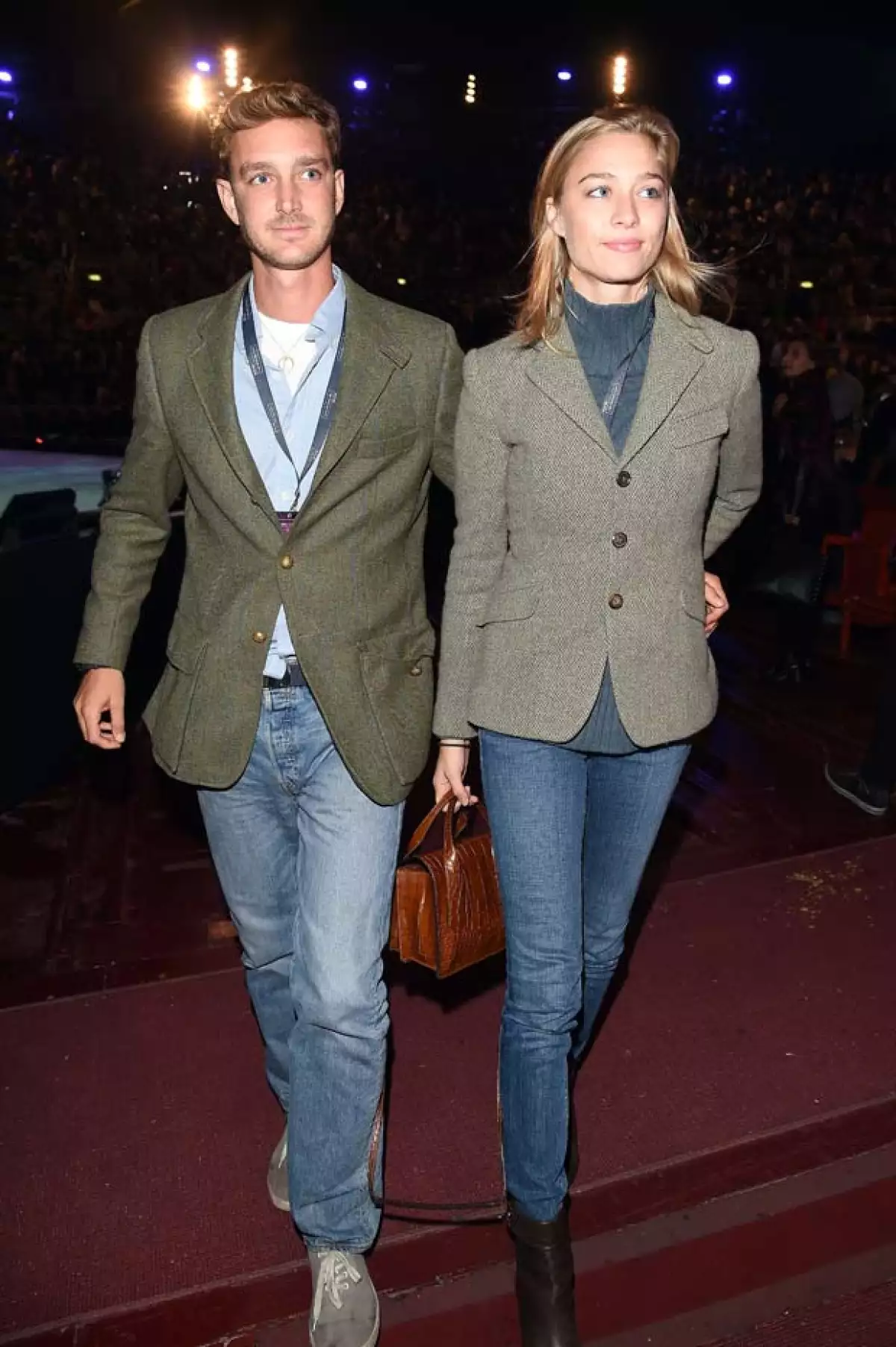 En octubre pasado, Beatrice y Pierre asistieron a Milán Fashion Week.