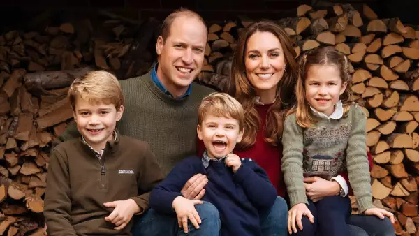 Príncipe William, Kate Middleton, princesa Charlotte, príncipe George y príncipe Louis