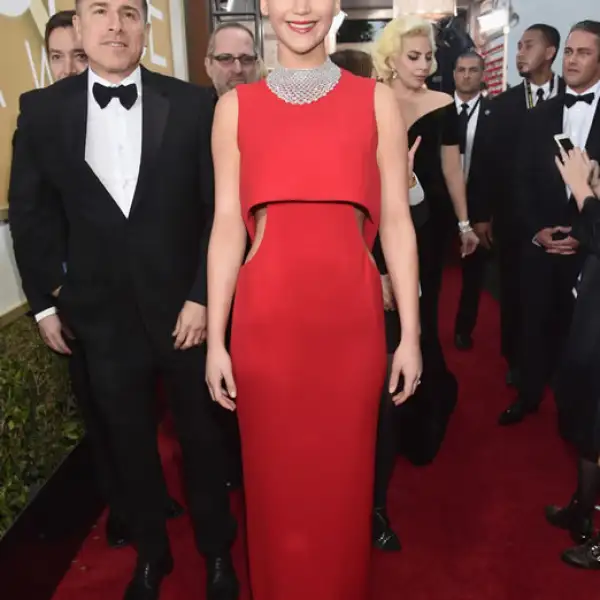 Jennifer Lawrence en Dior.