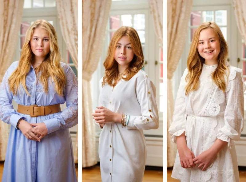 Princesa Amalia, princesa Alexia y la princesa Ariane de Holanda
