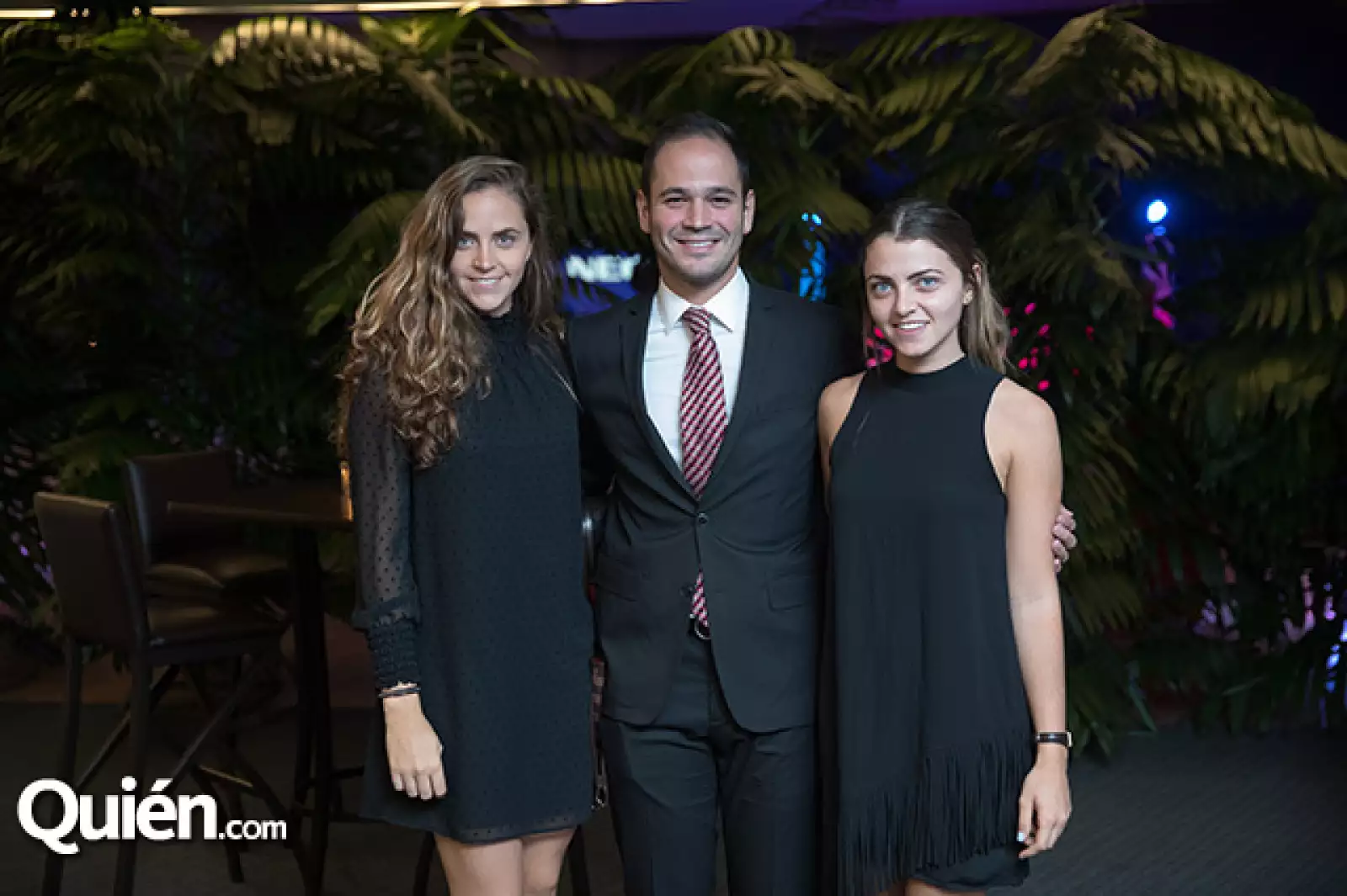 Tania Salomón, David Magún y Paola Salomón
