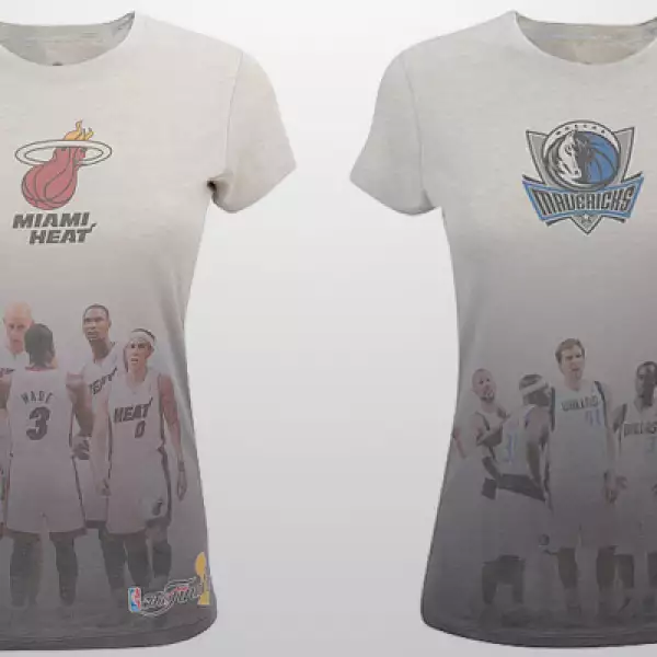 Las mujeres también pueden apoyar a su equipo favorito. Estas ‘t-shirts’ tienen un costo de 29.99 dólares más envío.