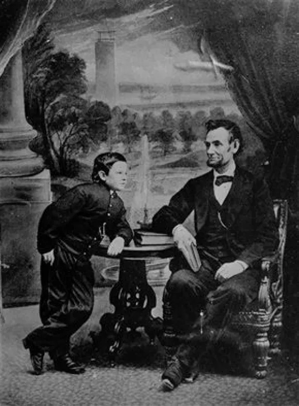 Abraham Lincoln tuvo cuatro hijos, pero sólo Tad disfrutó la residencia.