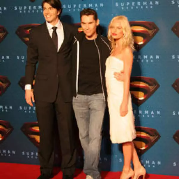 Brandon Routh, Bryan Singer, Kate Bosworth