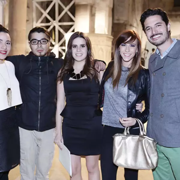 Elisa Estévez,Taiyo Miyake,Alejandra Tena,Pamela Correa y Gilberto Romero.