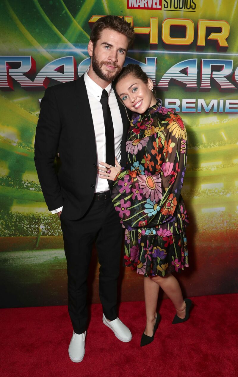 Después de cuatro años Miley Cyrus y Liam Hemsworth reaparecen en Después de cuatro años Miley Cyrus y Liam Hemsworth reaparecen en