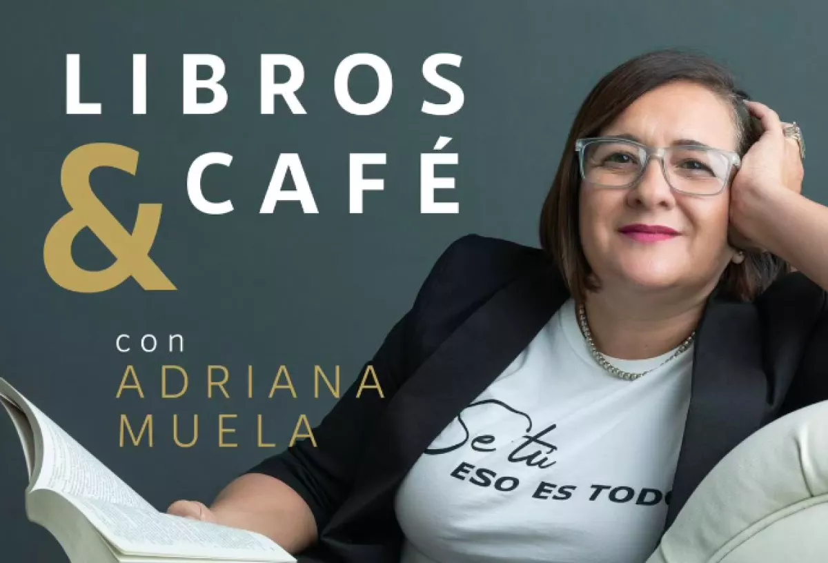 Adriana Muela presenta su podcast Libros y Café