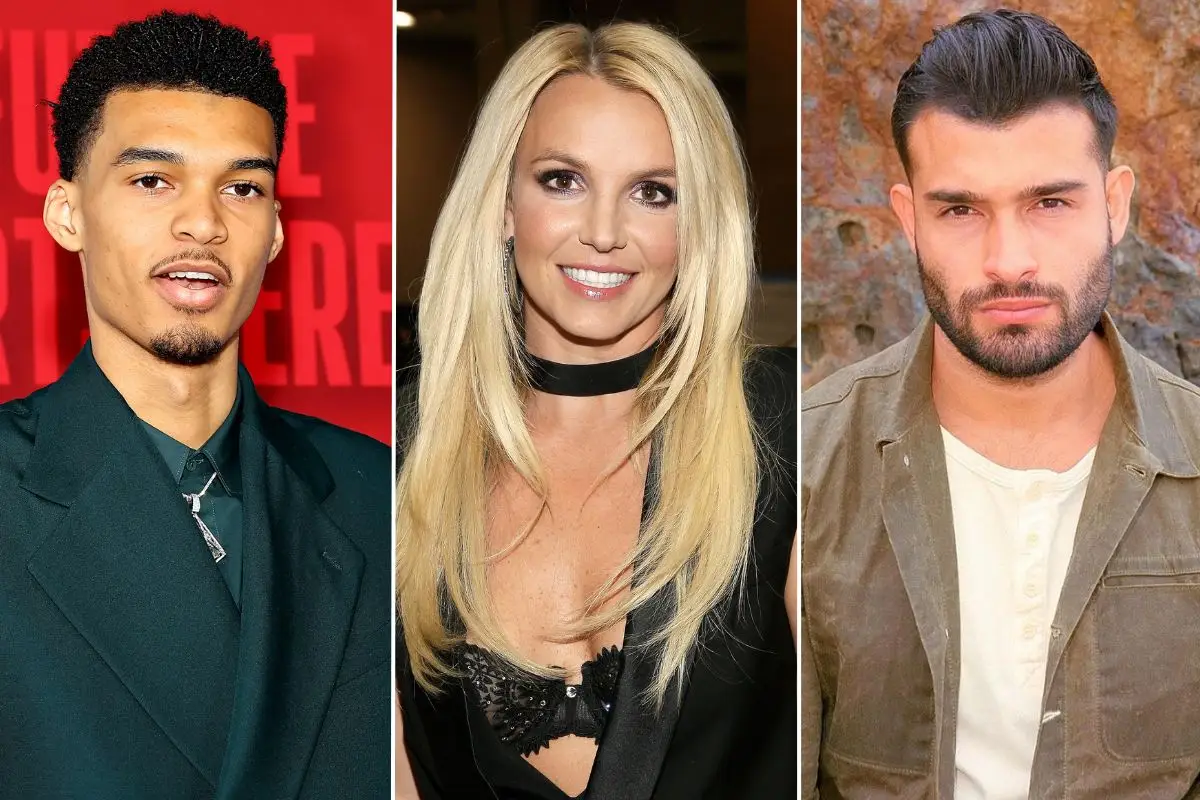 Britney Spears, Victor Wembanyama, Sam Asghari 