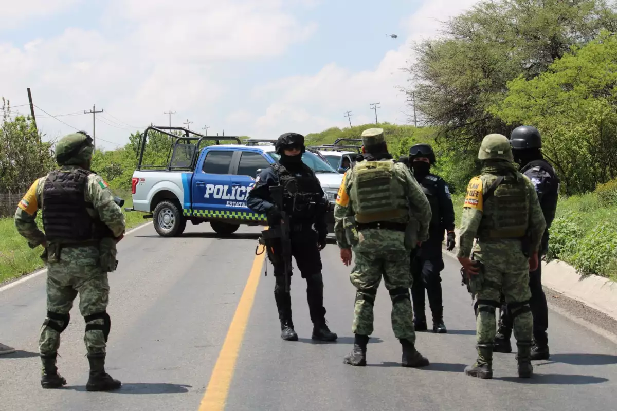 Cinco policías murieron en una emboscada en la comunidad de El Chamizal.