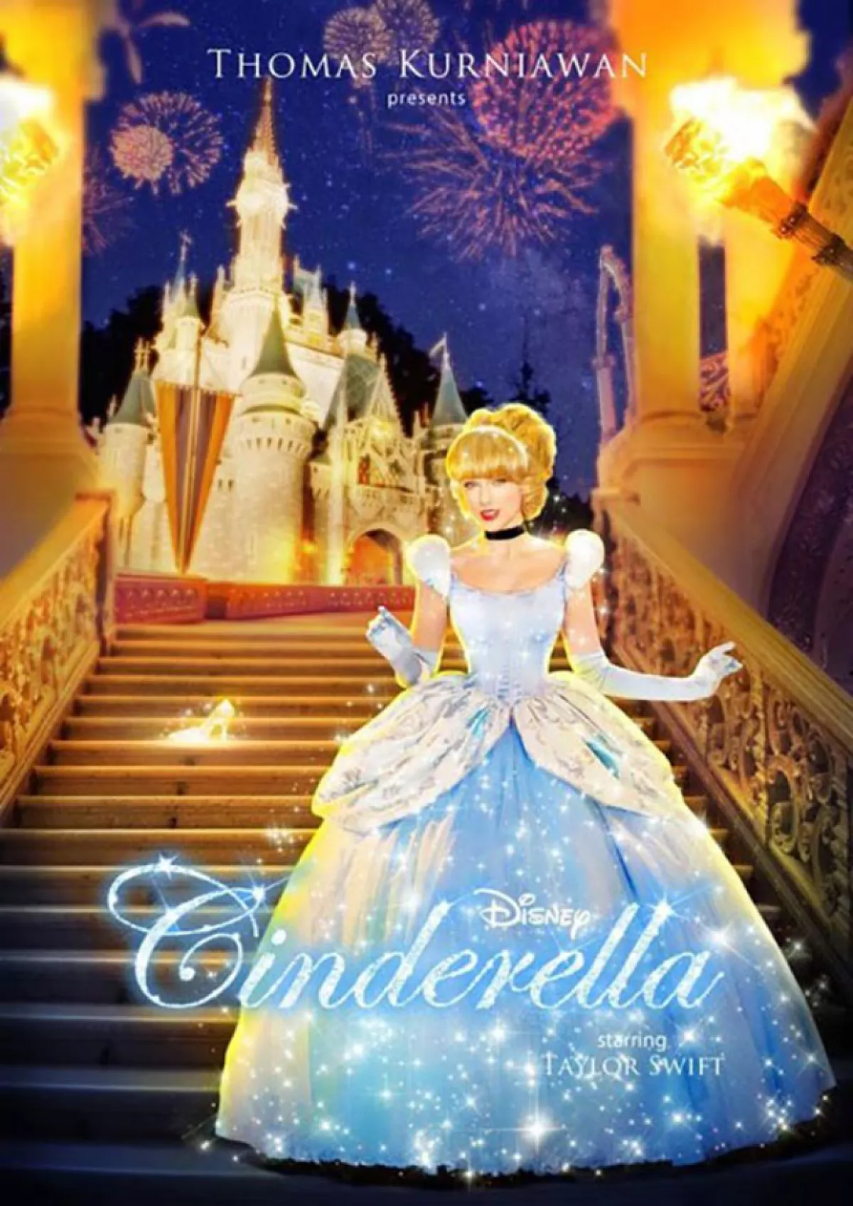 Taylor Swift como Cenicienta.