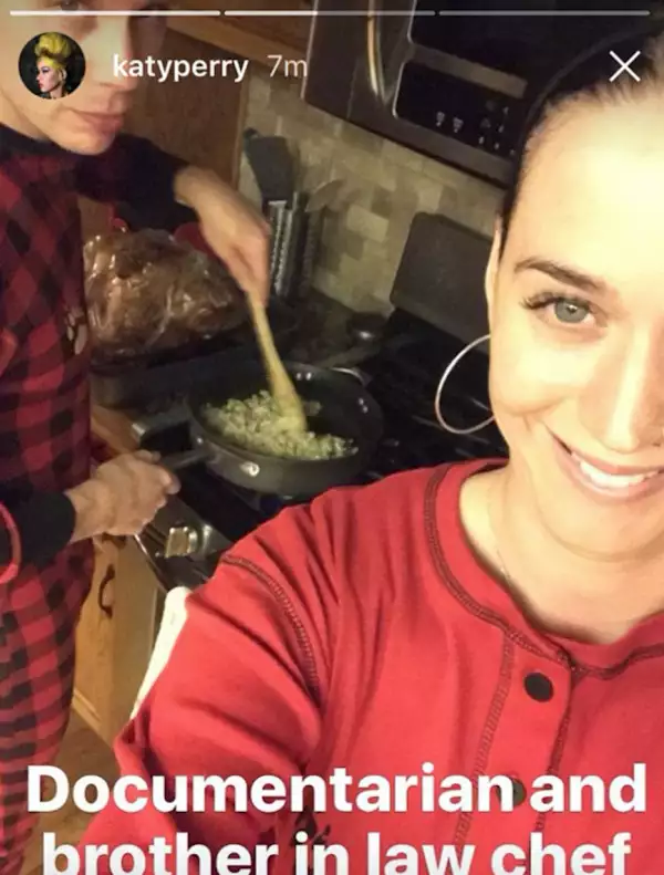 Katy Perry Thanksgiving dinner