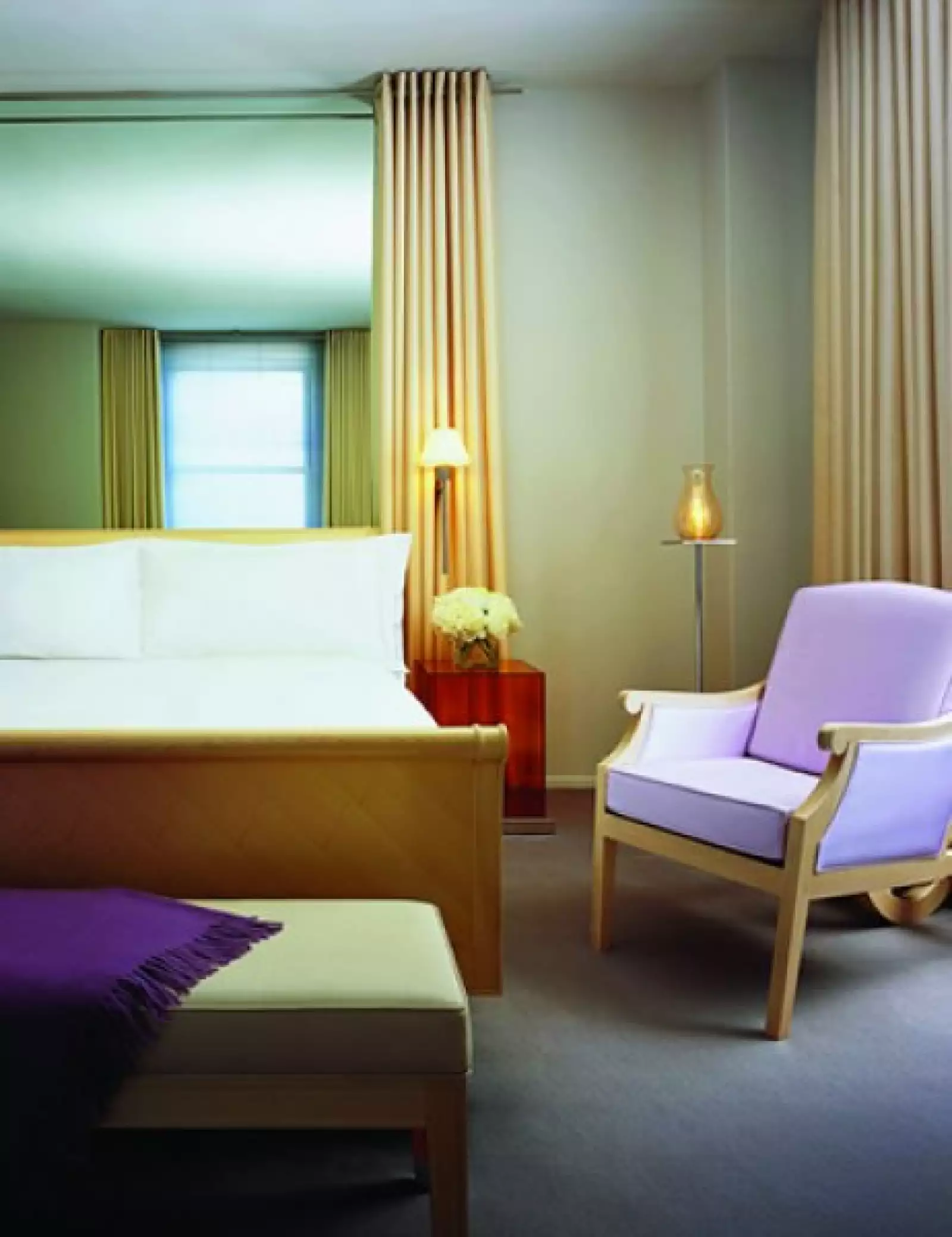 THE CLIFT. Ha sido decorado en cálidos colores para que los huéspedes se sientan tan acogidos como en casa.