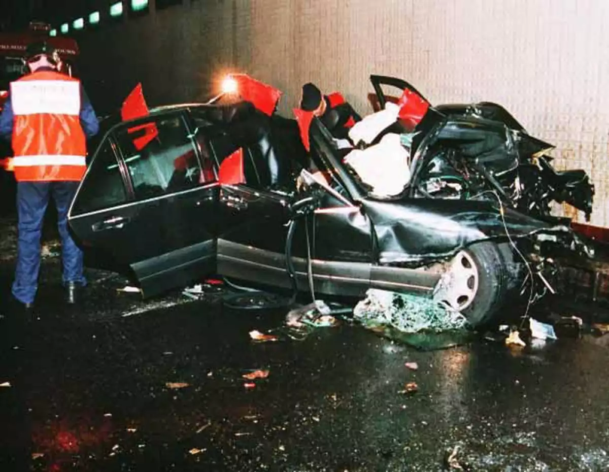 Coche en el que se accidentó Lady Di