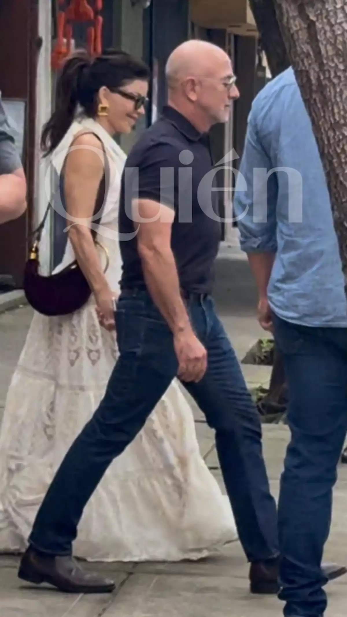 Jeff Bezos y Lauren Sánchez en el Museo Frida Kahlo en Coyoacán CDMX