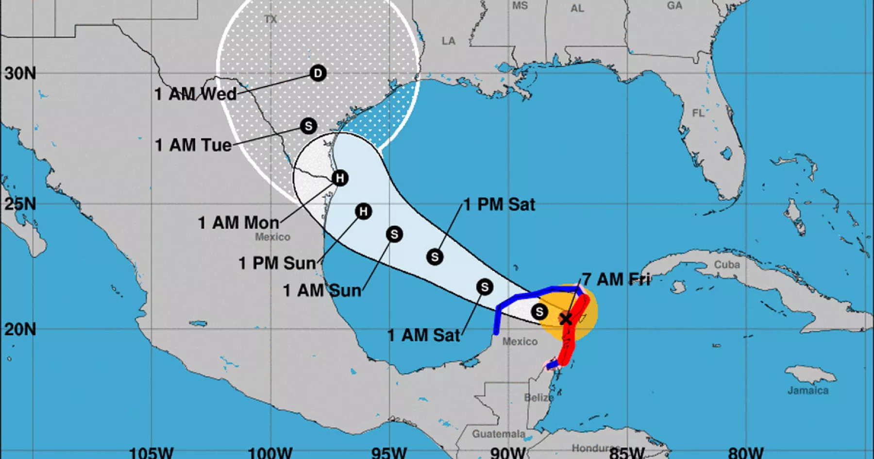 Trayectoria del huracán Beryl: últimas noticias sobre su llegada a México