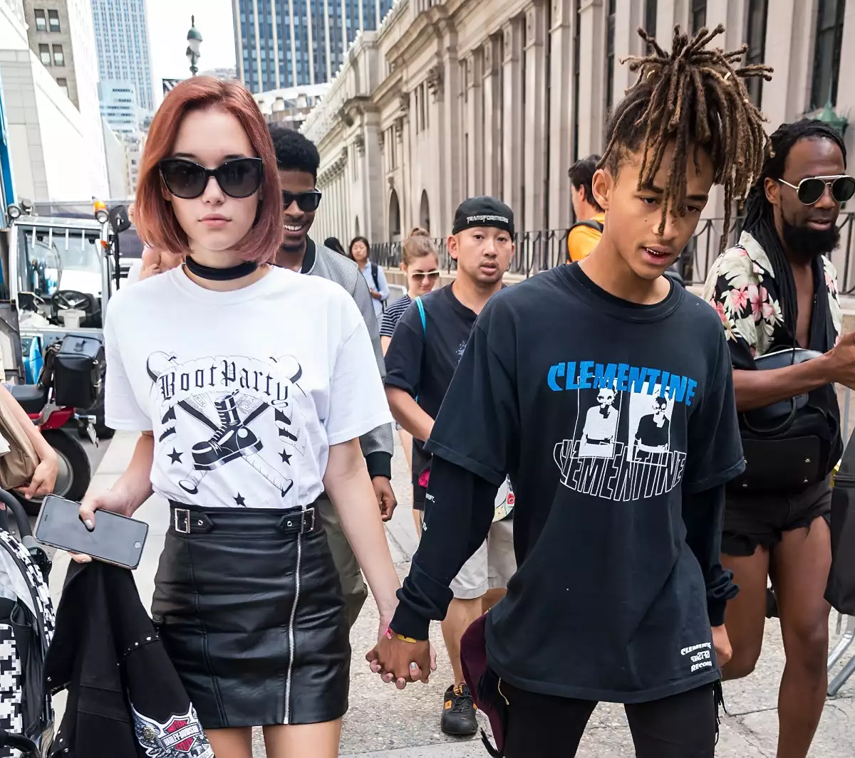Jaden Smith y Sarah Snyder